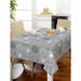Grey Lace Hearts Oil Cloth - Price per Metre
