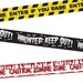 Halloween Fright Tape Set of 3 – Keep Out, Beware & Caution Designs