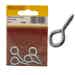 Centurion ZP Steel Screw Eye Hooks - 30 x 6mm Pack Of 4