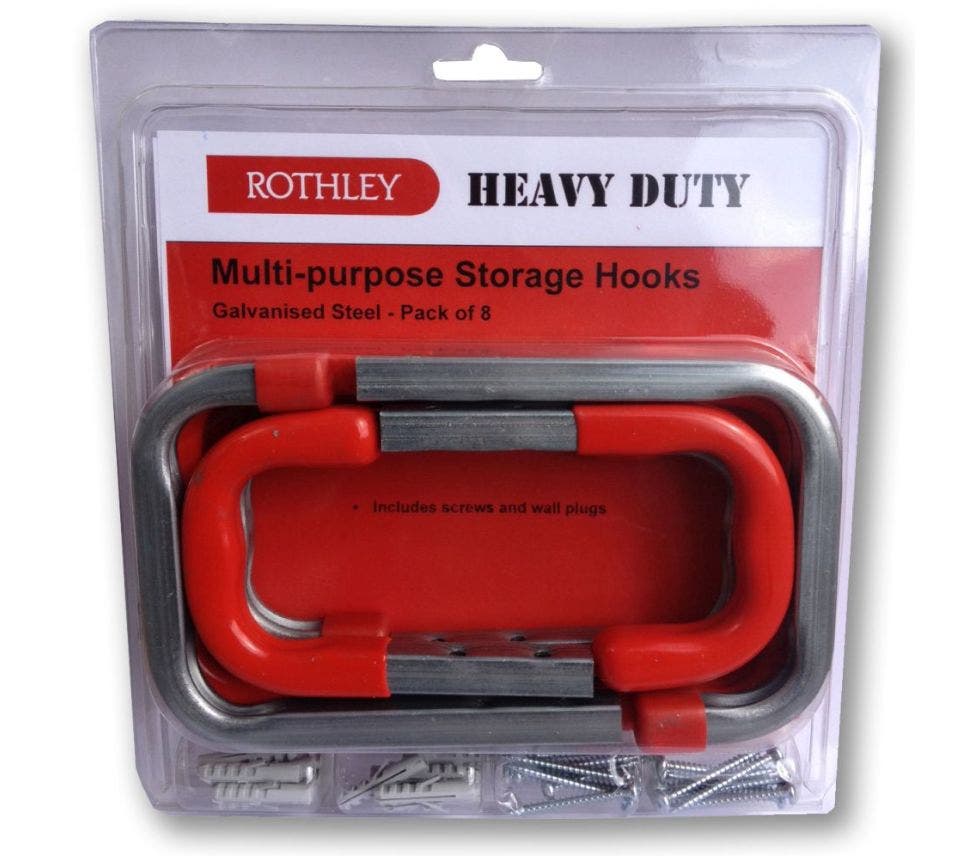 Multi Purpose Storage Hook - 8 piece 
