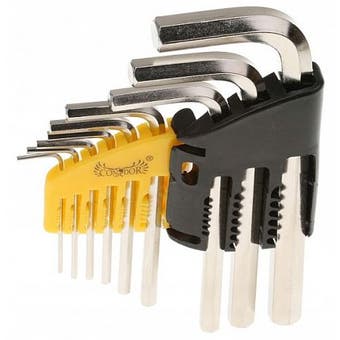 Hex Wrench Set 1.5-10 mm - 9 pieces.