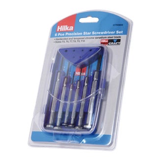 Hilka 6-Piece Precision Screwdriver Set with Hardened Chrome Vanadium Blades