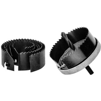 Hole saws for wood 26-63mm height 25mm - 7 pcs