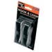 Stuk Stik 'n' Fix Hook & Loop Black Self-Adhesive Fastener - 20mm x 1m