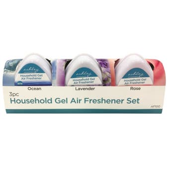 Household Gel Air Freshener Set 3Pc