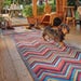 Hug Rug Chevron Eco-Friendly Indoor Doormat 65cm x 85cm – Washable Recycled Non-Slip Mat for Dirt and Moisture Control