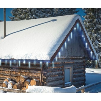Icicle Lights 72LED Cool White 6.9m