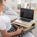 InnovaGoods Portable Laptop Desk with Storage Tray