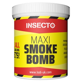 Insecto Maxi Smoke Bomb 31g Permethrin Insect Killer for Flying and Crawling Insects Including Bed Bugs, Fleas, Flies, Moths and Ants