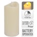 Ivory Realistic Flick Flame Candle - 70x150mm