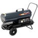 Jet Force 75,000 BTU Diesel and Kerosene Space Heater with Wheels – Powerful, Portable and Efficient Heating