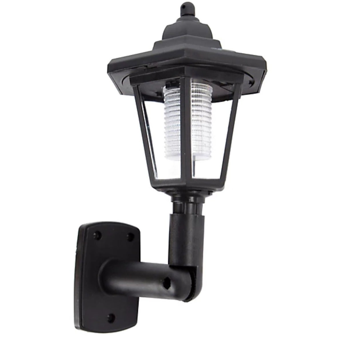 Kingavon Vintage Solar Wall Lantern - Black