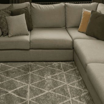 Kinvarra Rug 80cm x 150cm - Blue & Ivory