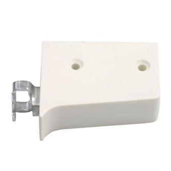 Kitchen Furniture Steel & Plastic Bracket 59 x 49mm - White