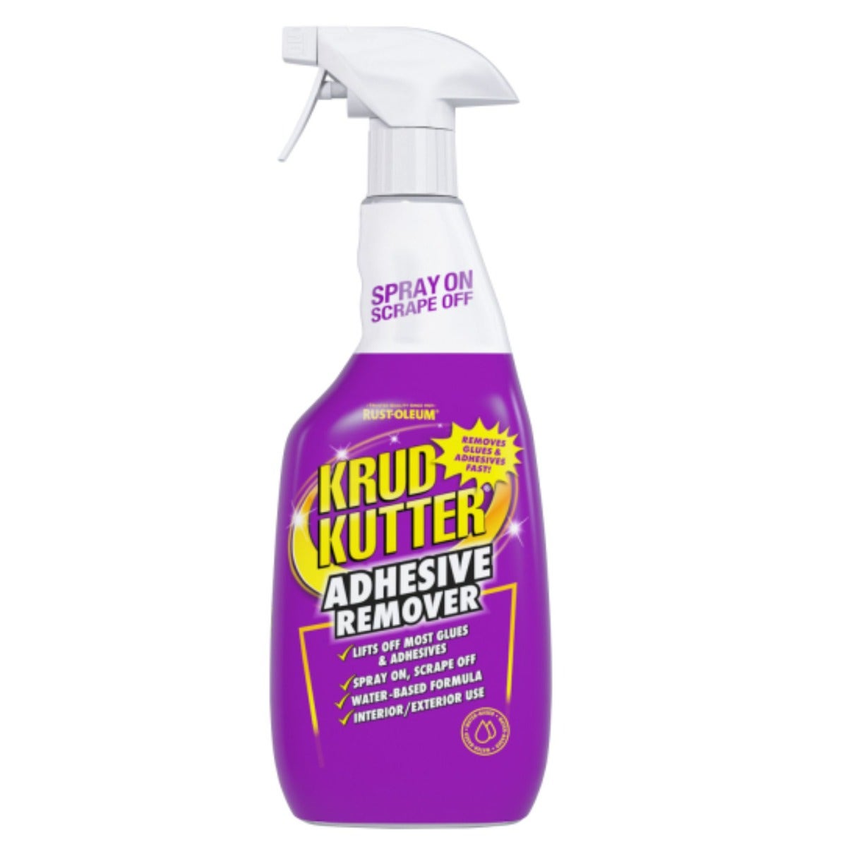 Krud Kutter Adhesive Remover 750ml – Water-Based Glue and Mastic Cleaner for Hard Surfaces