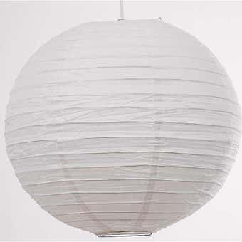 Loxton White Paper Lantern - 19"
