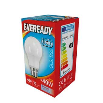 5.6w Eveready LED GLS Daylight B22 Light Bulb