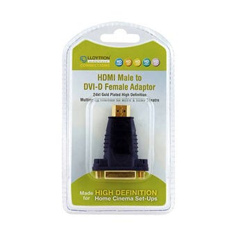 Lloytron HDMI Male to DVI-D Female Adaptor