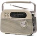 Lloytron N6405CR Bolero Portable Radio AM/FM/SW with MP3 & USB Speaker – Cream/Ivory