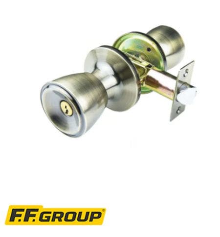 Tubular knob lock - Satin Nickle