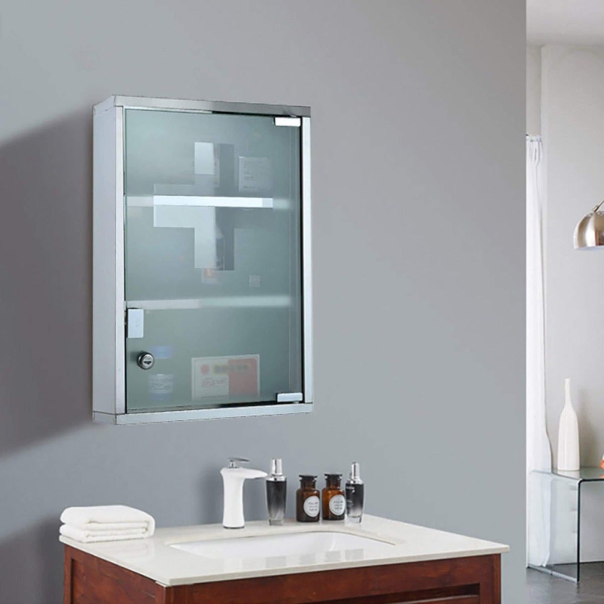 Lockable Medicine Cabinet 