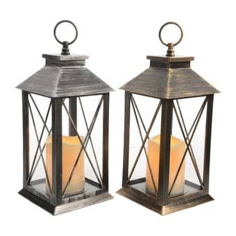 Lumineo LED Lantern With Timer - 34cm