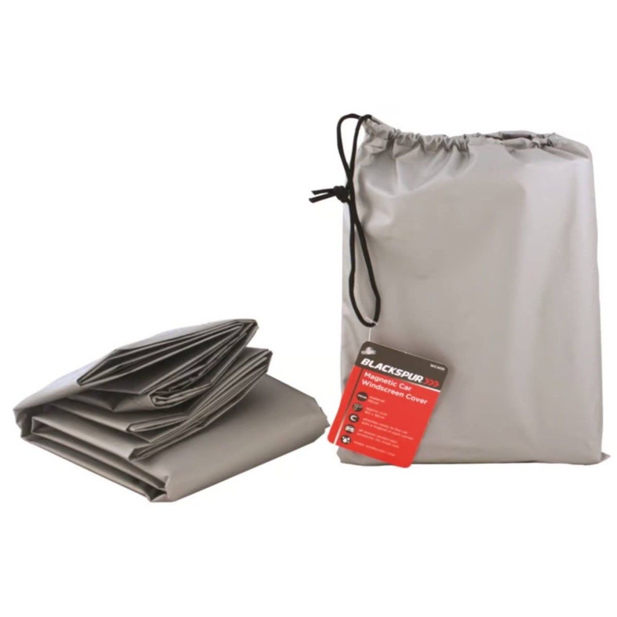 Blackspur Magnetic Car Windscreen Cover – All-Season Frost and Sun Protector