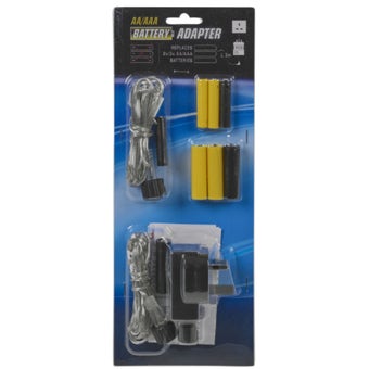 Mains to Battery Replacer AA / AAA Adaptor Charger Electronic Devices