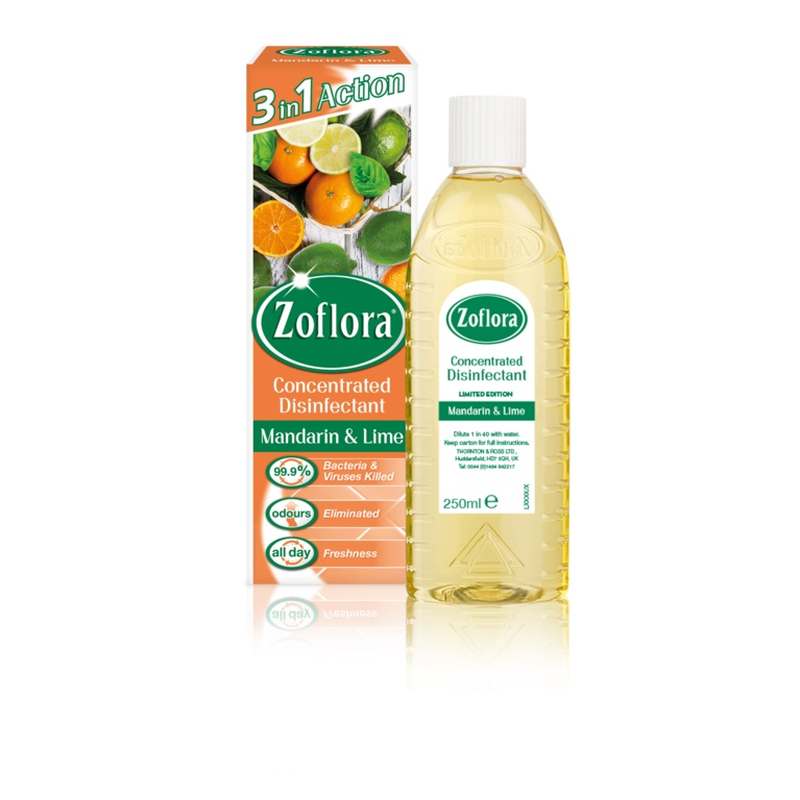 Zoflora 3-In-One Concentrated Disinfectant - Mandarin & Lime 120ml