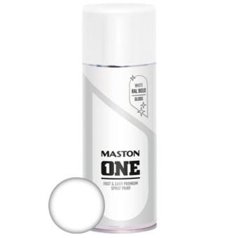 Maston One Spray Paint - Gloss White 400ml