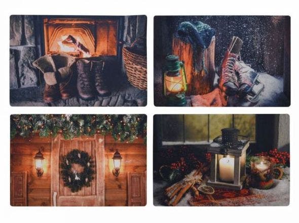 Winter Scene Door Mat - 40 x 60cm