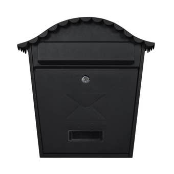 Traditional Post Box - Black