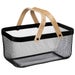Mayaj Metal Rectangular Basket - Black