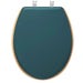 MDF Petrol Blue Toilet Seat
