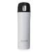 Push Button Vacuum Tumbler Metallic White - 450ml