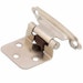 Amerock-Style Nickel Plated Overlay Hinge