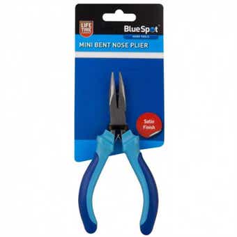 Bluespot Soft Grip Mini Bent Nose Pliers