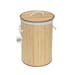 Moy Natural Bamboo Round Laundry Basket 35x56cm