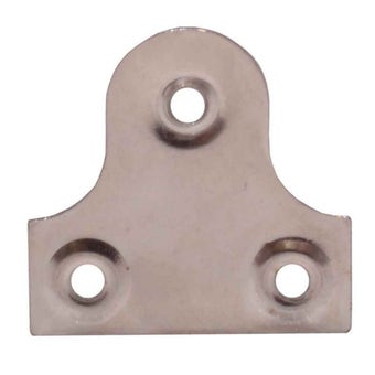 Nickel Plated Plain Glass Plates for Picture and Mirror Hanging 38mm – Pack of 10