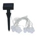 Night Bloom Mini Solar Ice Orb Light Multi Colour LED String Lights 5.8m with Solar Panel and Rechargeable Battery