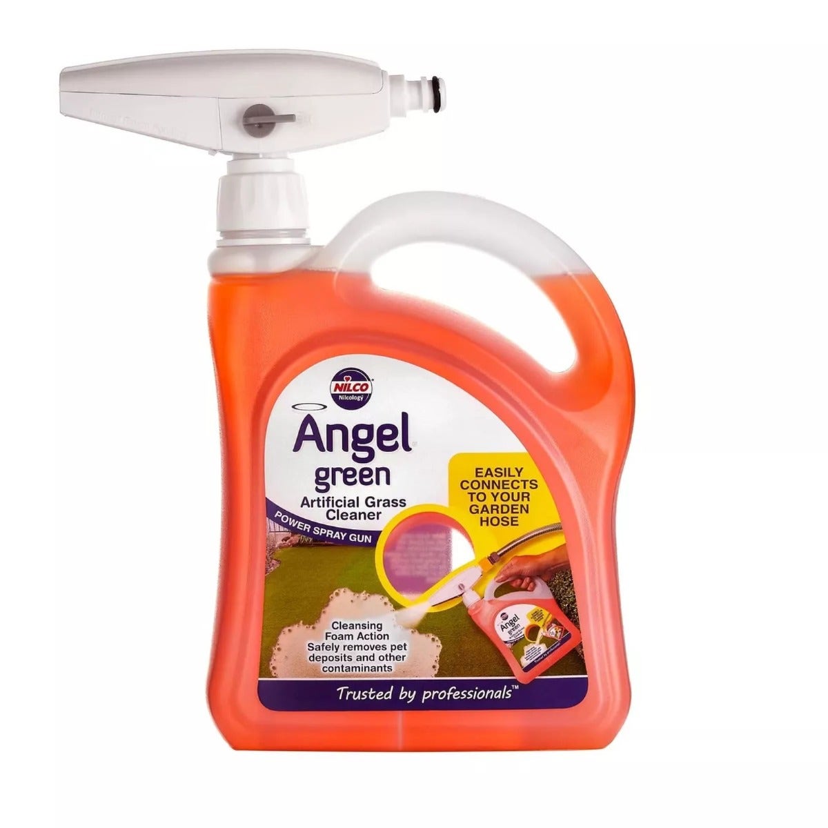 Nilco Angel Green - Garden Artificial Grass Cleaner & Foam Gun 2L 