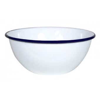 Nimbus White / Blue Pudding Bowl - 14cm