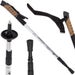 Nordic Walking Poles Set with Cork Grip and Anti-Shock System