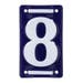 Enamel House Number - 8