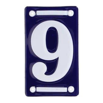 Enamel House Number - 8