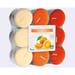 Orange Tealight - 18 Pack