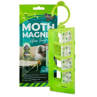 Organ-X Moth Magnet Pheromone Trap for Clothes and Carpet Moths – Non-Toxic, Long-Lasting Moth Glue Trap for Wardrobes and Storage Areas