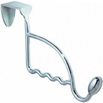 Over Door Coat Hanger - Chrome Finish