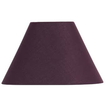 12" Plum Coolie Lamp Shade