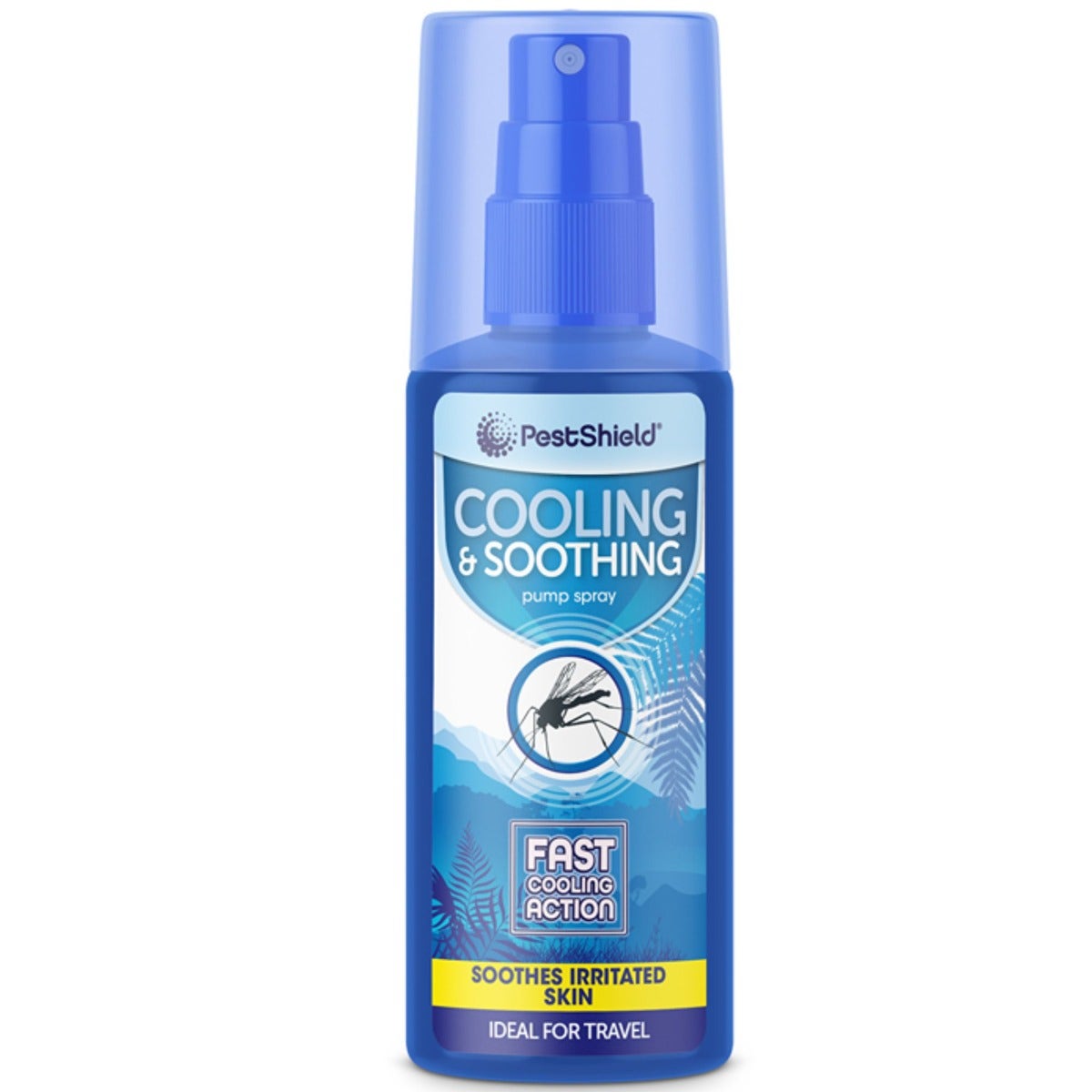 PestShield Cooling and Soothing Skin Spray 120ml – Fast Acting Travel-Size Relief for Irritated or Overheated Skin